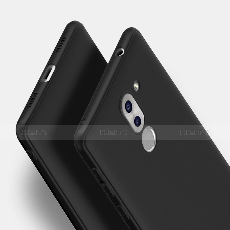 Silikon Hülle Handyhülle Ultra Dünn Schutzhülle S03 für Huawei GR5 (2017) Schwarz groß