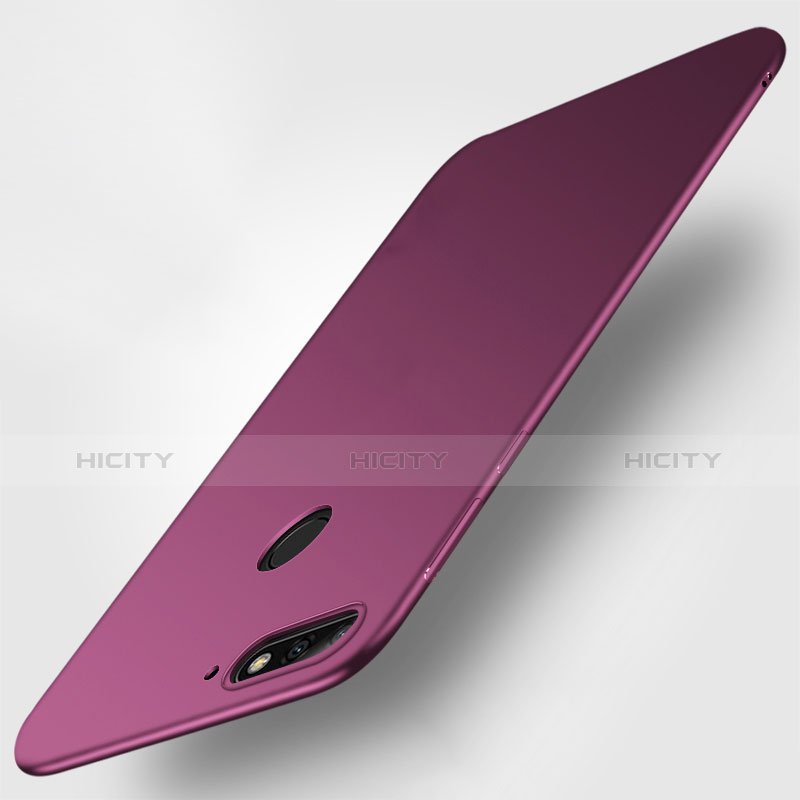 Silikon Hülle Handyhülle Ultra Dünn Schutzhülle S03 für Huawei Honor 7C Violett