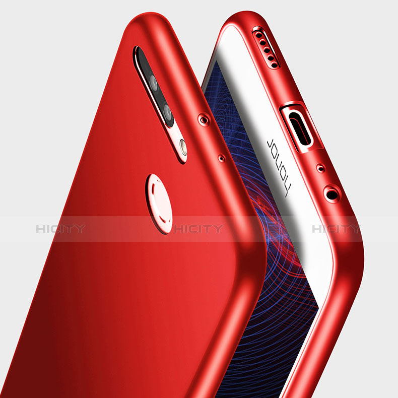 Silikon Hülle Handyhülle Ultra Dünn Schutzhülle S03 für Huawei Honor 8 Pro Rot Plus