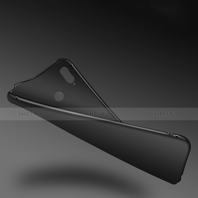 Silikon Hülle Handyhülle Ultra Dünn Schutzhülle S03 für Huawei Honor Play 8C Schwarz groß