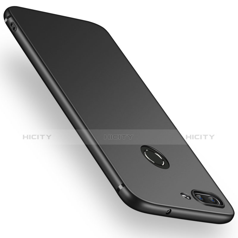 Silikon Hülle Handyhülle Ultra Dünn Schutzhülle S03 für Huawei P Smart Schwarz Plus