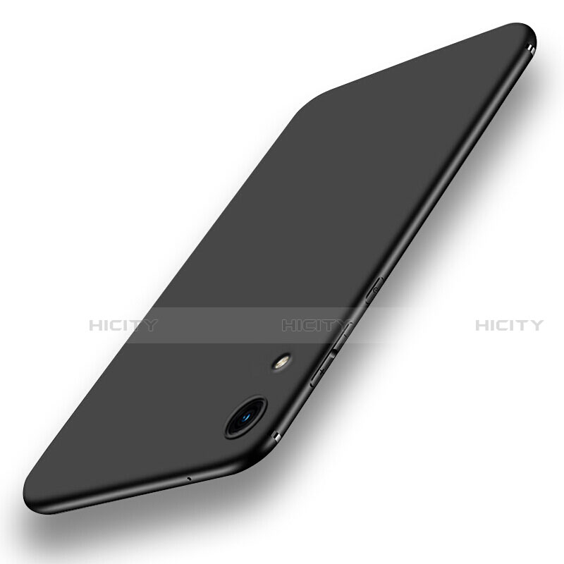 Silikon Hülle Handyhülle Ultra Dünn Schutzhülle S03 für Huawei Y6 Prime (2019) Schwarz groß