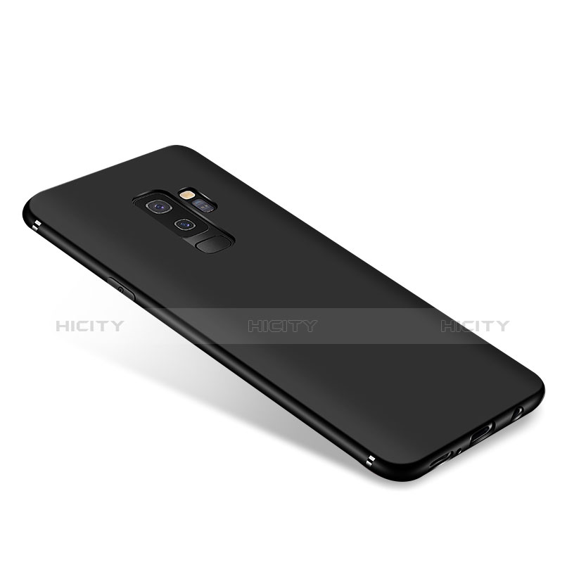 Silikon Hülle Handyhülle Ultra Dünn Schutzhülle S03 für Samsung Galaxy A6 Plus (2018) Schwarz