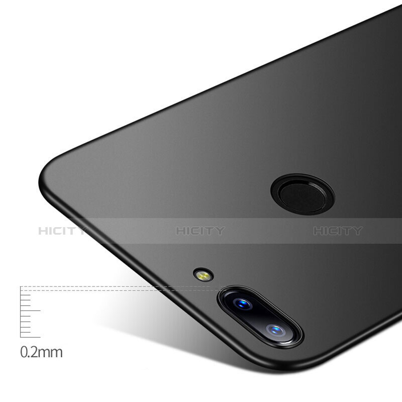 Silikon Hülle Handyhülle Ultra Dünn Schutzhülle S03 für Xiaomi Mi 8 Lite Schwarz groß