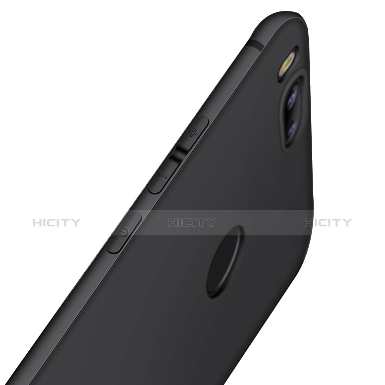 Silikon Hülle Handyhülle Ultra Dünn Schutzhülle S03 für Xiaomi Mi A1 Schwarz groß