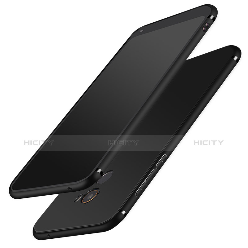 Silikon Hülle Handyhülle Ultra Dünn Schutzhülle S03 für Xiaomi Mi Mix 2 Schwarz Plus