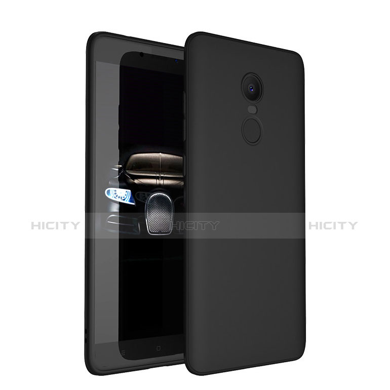 Silikon Hülle Handyhülle Ultra Dünn Schutzhülle S03 für Xiaomi Redmi Note 4 Schwarz Plus