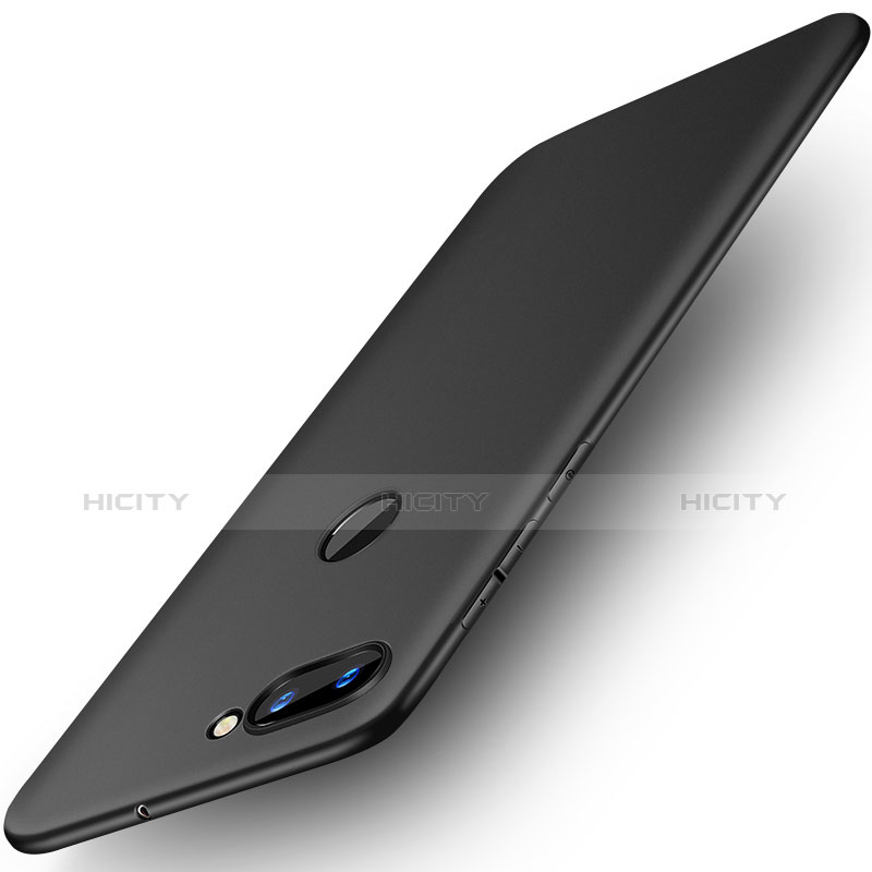 Silikon Hülle Handyhülle Ultra Dünn Schutzhülle S04 für Huawei P Smart Schwarz groß