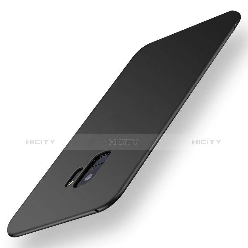 Silikon Hülle Handyhülle Ultra Dünn Schutzhülle S04 für Samsung Galaxy S9 Schwarz