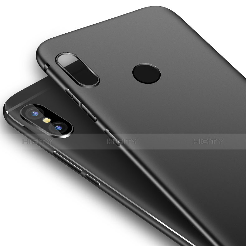 Silikon Hülle Handyhülle Ultra Dünn Schutzhülle S04 für Xiaomi Redmi Note 5 Pro Schwarz