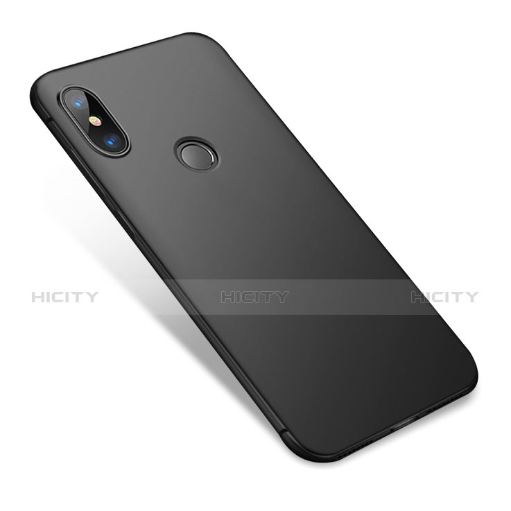 Silikon Hülle Handyhülle Ultra Dünn Schutzhülle S04 für Xiaomi Redmi S2 Schwarz