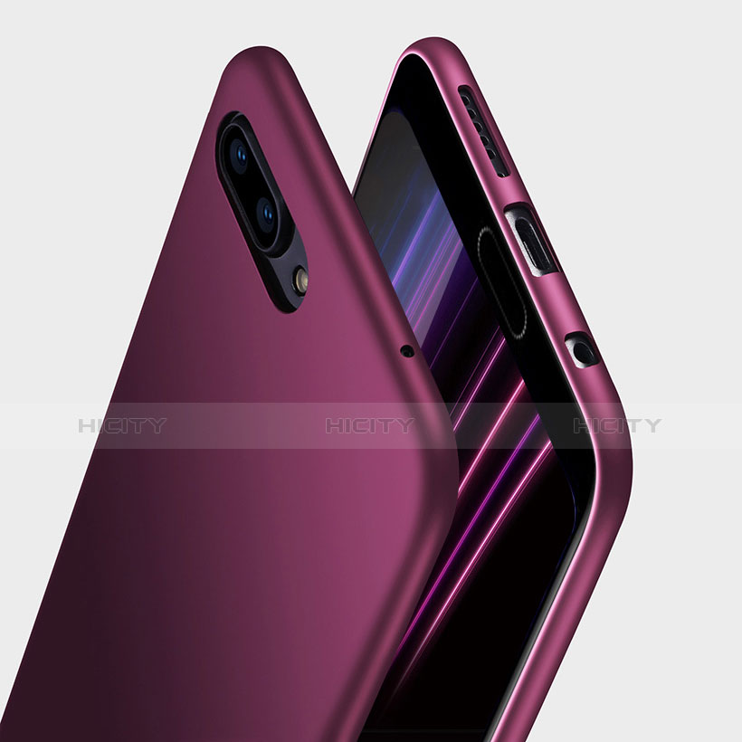 Silikon Hülle Handyhülle Ultra Dünn Schutzhülle S05 für Huawei Honor 10 Violett groß
