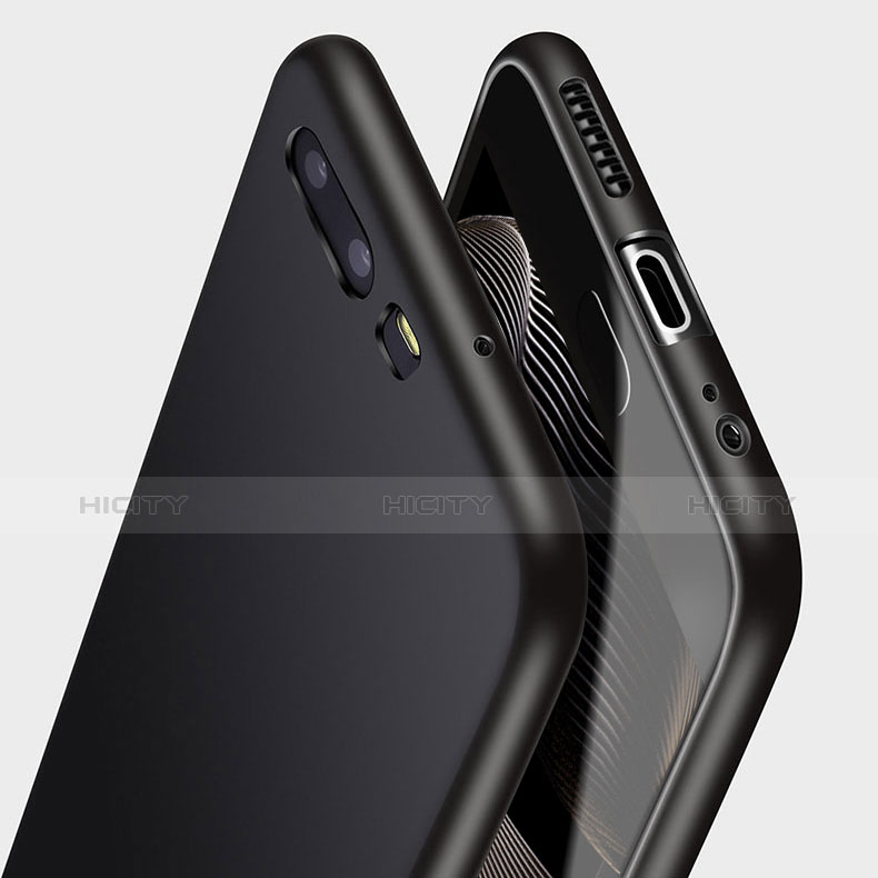 Silikon Hülle Handyhülle Ultra Dünn Schutzhülle S06 für Huawei P10 Schwarz