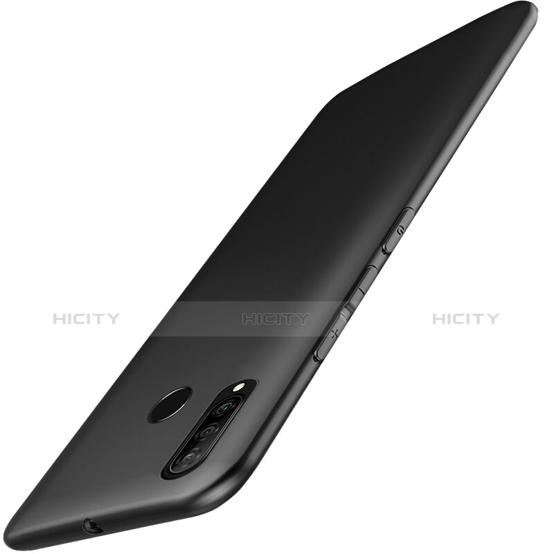 Silikon Hülle Handyhülle Ultra Dünn Schutzhülle S06 für Huawei P30 Lite Schwarz groß