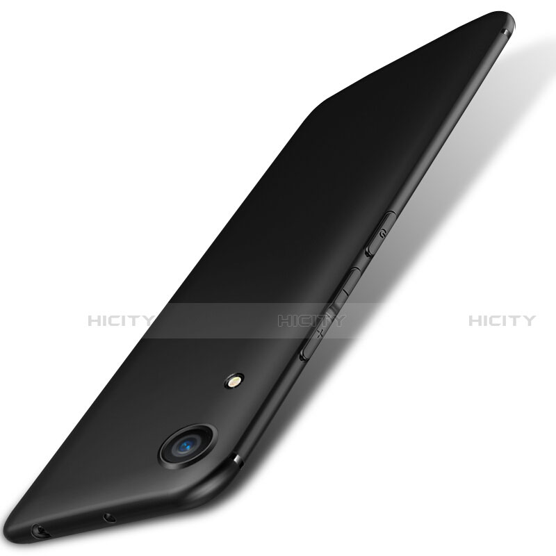 Silikon Hülle Handyhülle Ultra Dünn Schutzhülle S06 für Huawei Y6 Prime (2019) Schwarz groß
