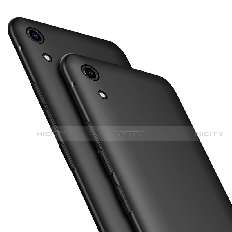 Silikon Hülle Handyhülle Ultra Dünn Schutzhülle S06 für Huawei Y6 Pro (2019) Schwarz groß