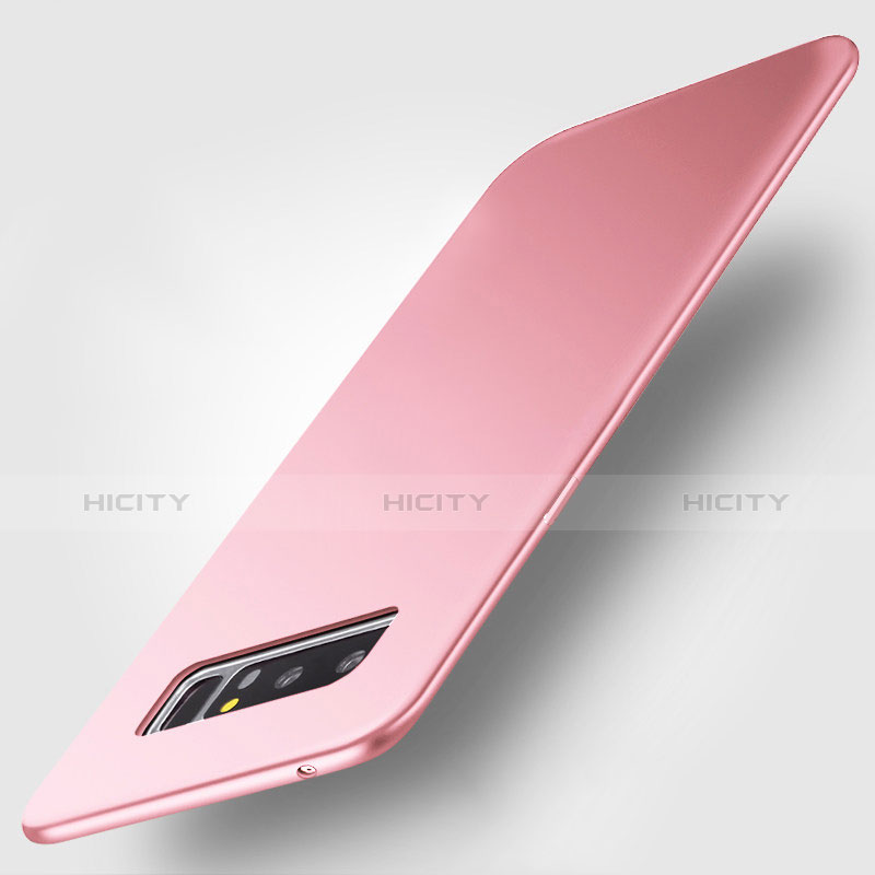 Silikon Hülle Handyhülle Ultra Dünn Schutzhülle S06 für Samsung Galaxy Note 8 Duos N950F Rosa groß