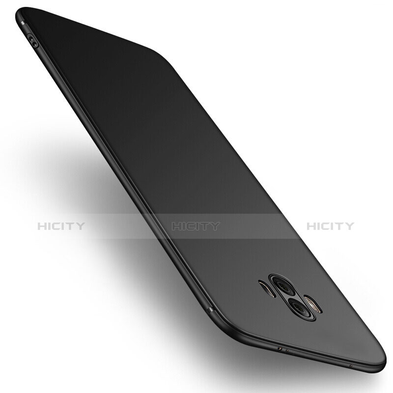 Silikon Hülle Handyhülle Ultra Dünn Schutzhülle S07 für Huawei Mate 10 Schwarz