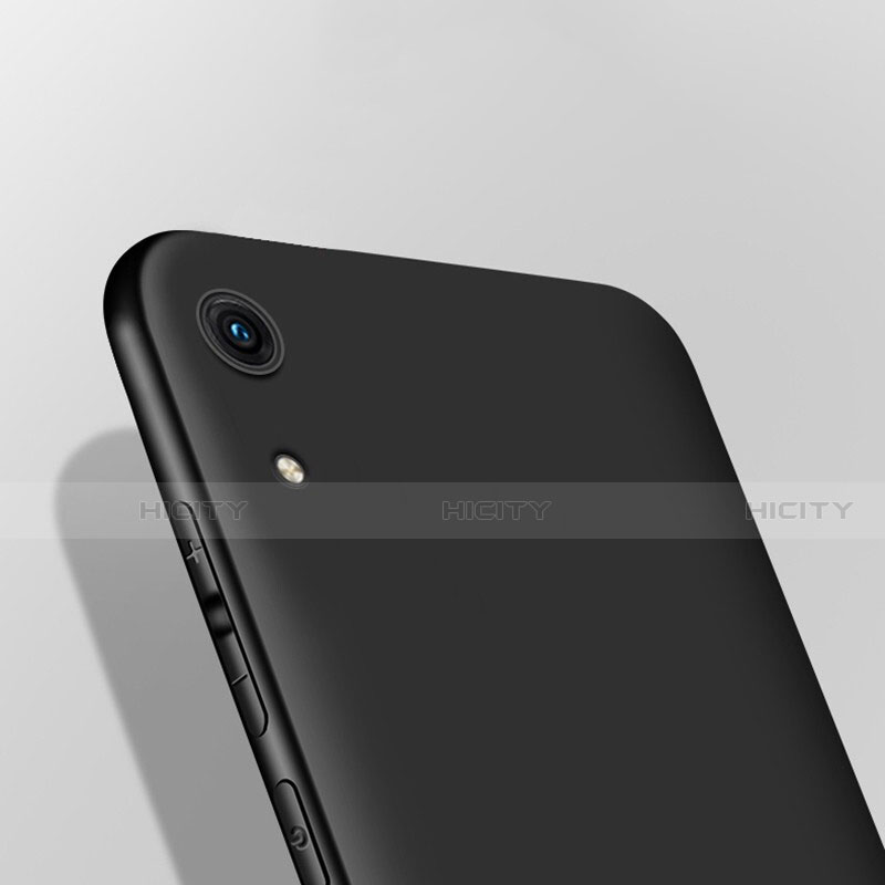 Silikon Hülle Handyhülle Ultra Dünn Schutzhülle S07 für Huawei Y6 Prime (2019) Schwarz groß