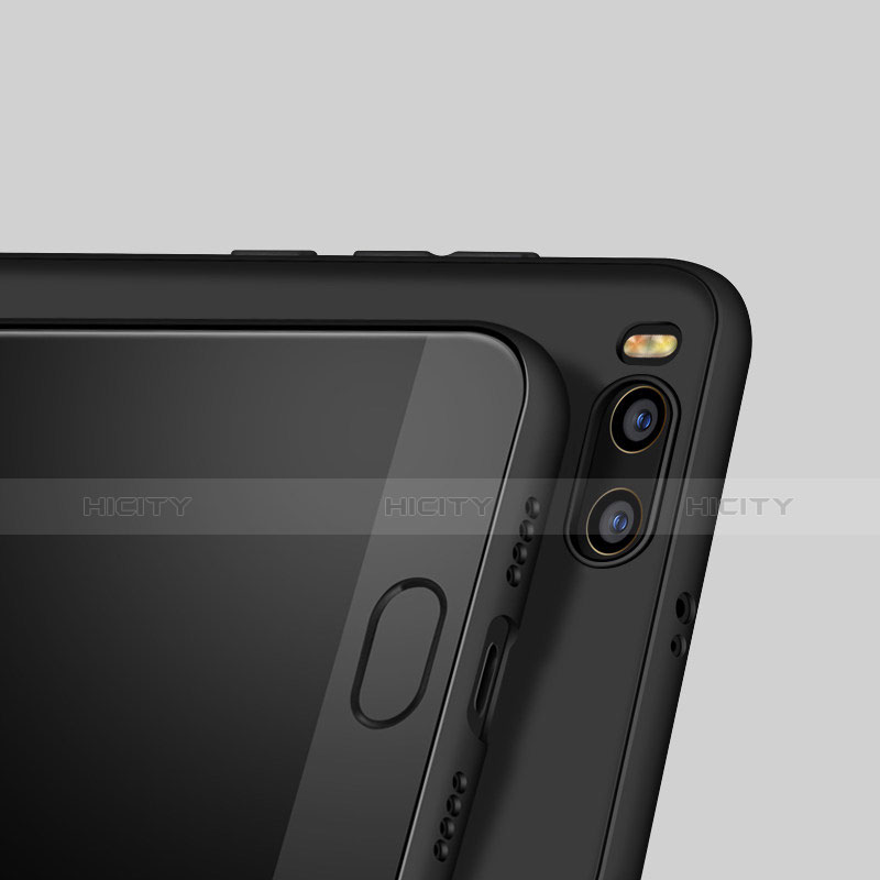 Silikon Hülle Handyhülle Ultra Dünn Schutzhülle S07 für Xiaomi Mi 6 Schwarz groß
