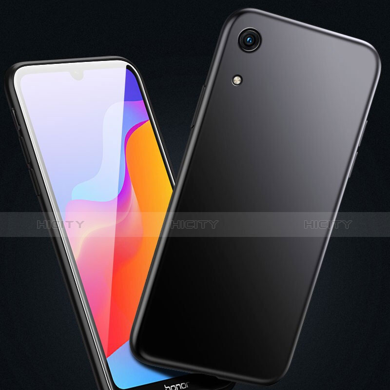 Silikon Hülle Handyhülle Ultra Dünn Schutzhülle S08 für Huawei Honor 8A Schwarz groß