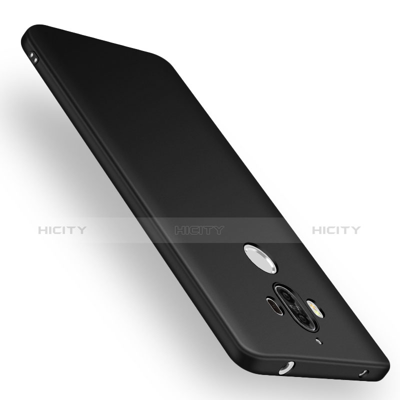 Silikon Hülle Handyhülle Ultra Dünn Schutzhülle S08 für Huawei Mate 9 Schwarz groß