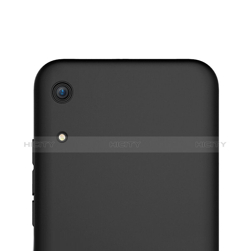 Silikon Hülle Handyhülle Ultra Dünn Schutzhülle S09 für Huawei Honor 8A Schwarz groß