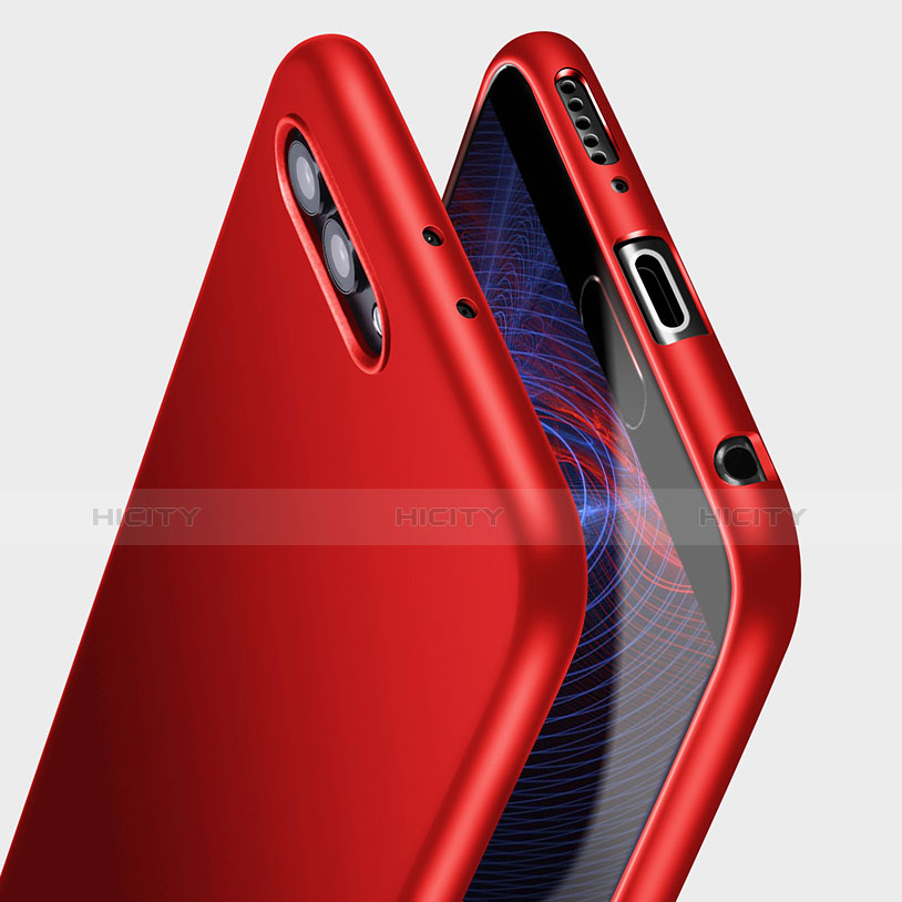 Silikon Hülle Handyhülle Ultra Dünn Schutzhülle S09 für Huawei Honor V10 Rot Plus
