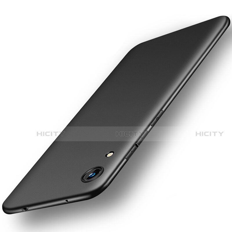 Silikon Hülle Handyhülle Ultra Dünn Schutzhülle S09 für Huawei Y6 Prime (2019) Schwarz Plus