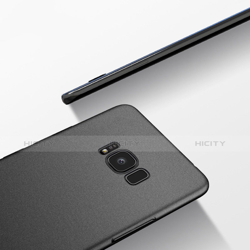 Silikon Hülle Handyhülle Ultra Dünn Schutzhülle S10 für Samsung Galaxy S8 Schwarz groß