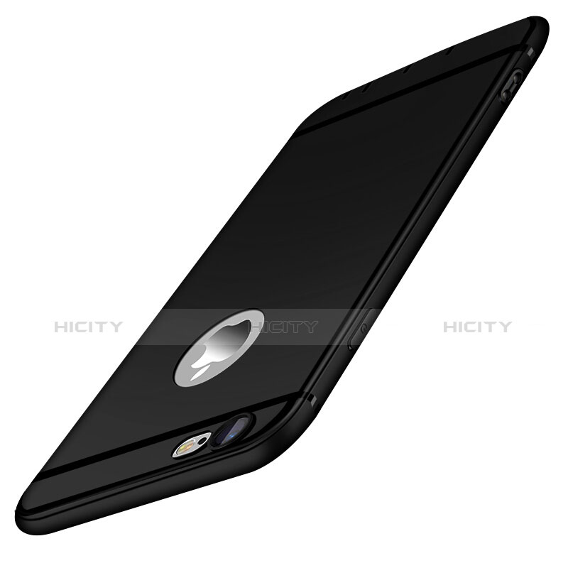 Silikon Hülle Handyhülle Ultra Dünn Schutzhülle Silikon für Apple iPhone 6S Schwarz