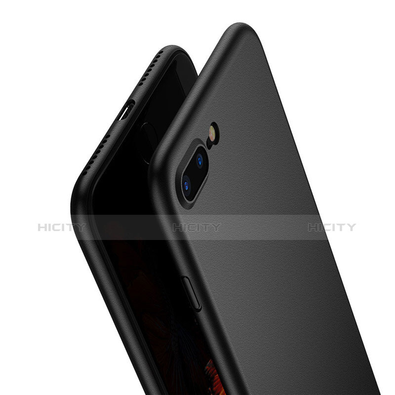 Silikon Hülle Handyhülle Ultra Dünn Schutzhülle Silikon für Apple iPhone 7 Plus Schwarz