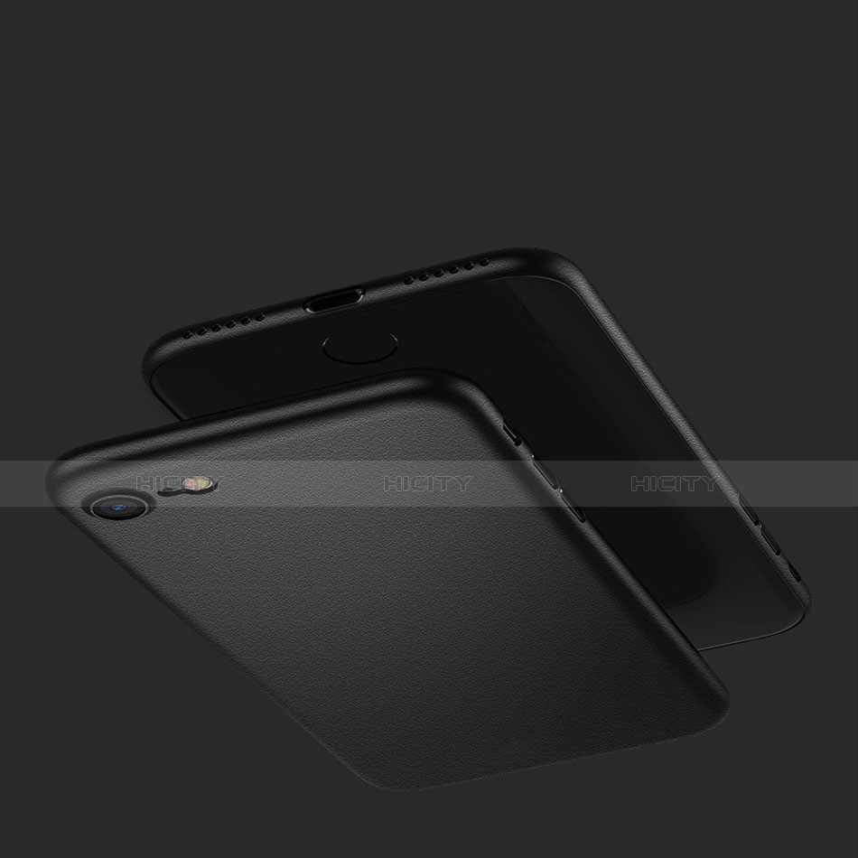 Silikon Hülle Handyhülle Ultra Dünn Schutzhülle Silikon für Apple iPhone 7 Plus Schwarz