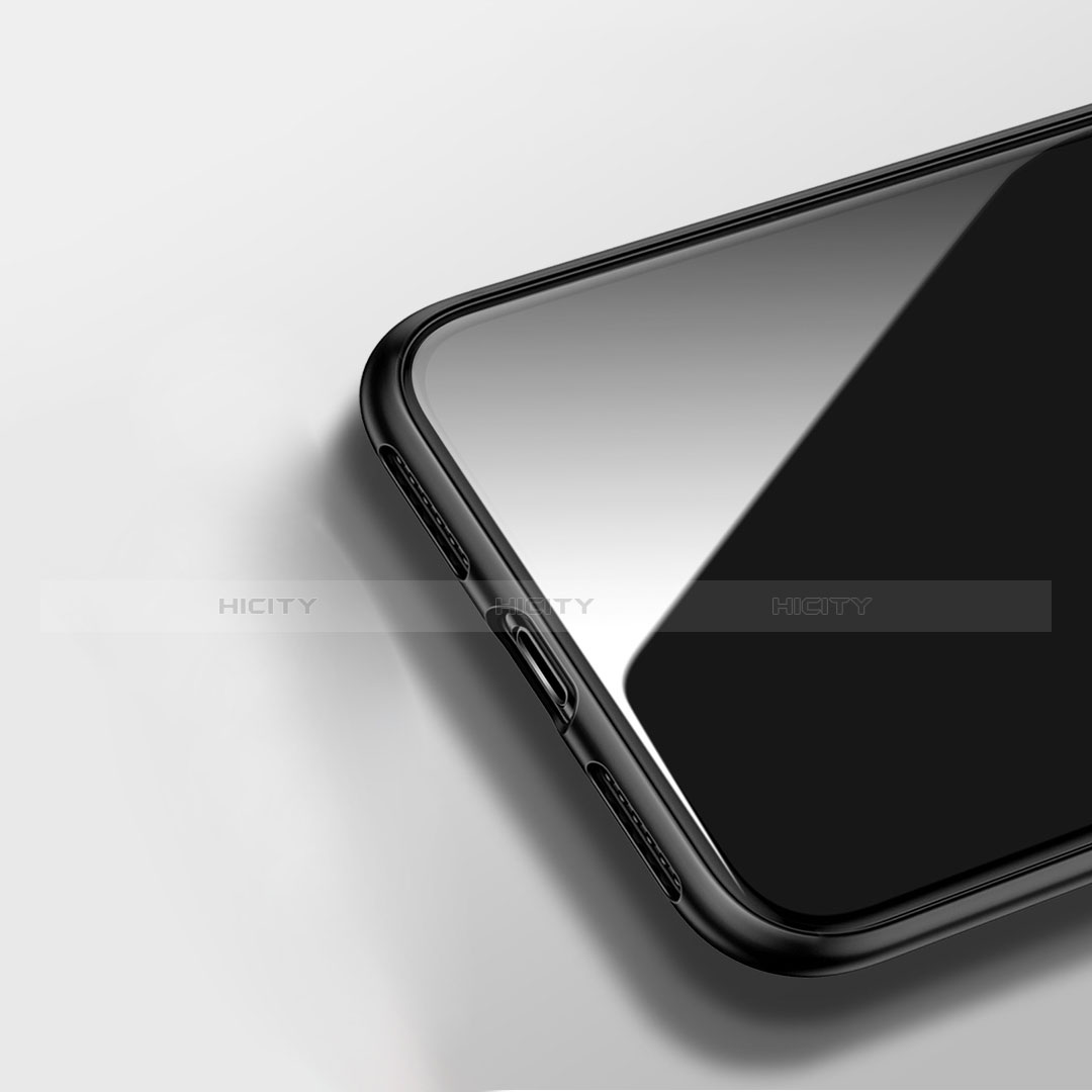 Silikon Hülle Handyhülle Ultra Dünn Schutzhülle Silikon für Apple iPhone Xs Max Schwarz