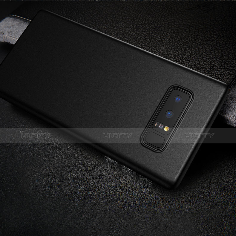 Silikon Hülle Handyhülle Ultra Dünn Schutzhülle Silikon für Samsung Galaxy Note 8 Duos N950F Schwarz