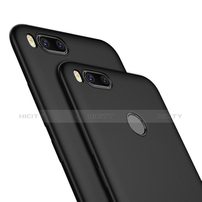 Silikon Hülle Handyhülle Ultra Dünn Schutzhülle Silikon für Xiaomi Mi A1 Schwarz