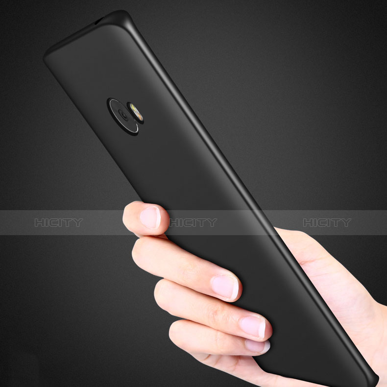 Silikon Hülle Handyhülle Ultra Dünn Schutzhülle Silikon für Xiaomi Mi Note 2 Schwarz groß
