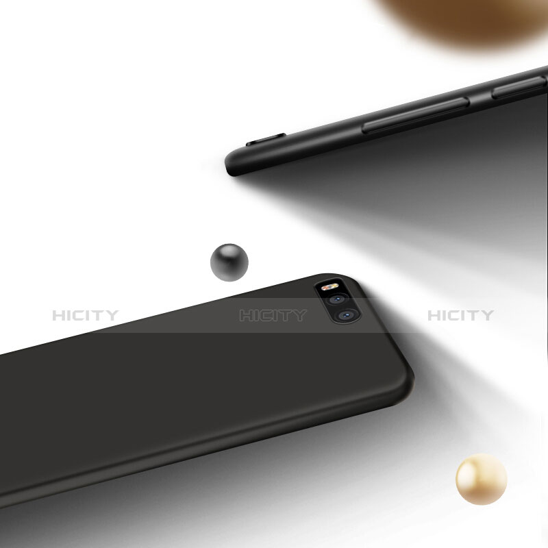 Silikon Hülle Handyhülle Ultra Dünn Schutzhülle Silikon für Xiaomi Mi Note 3 Schwarz groß