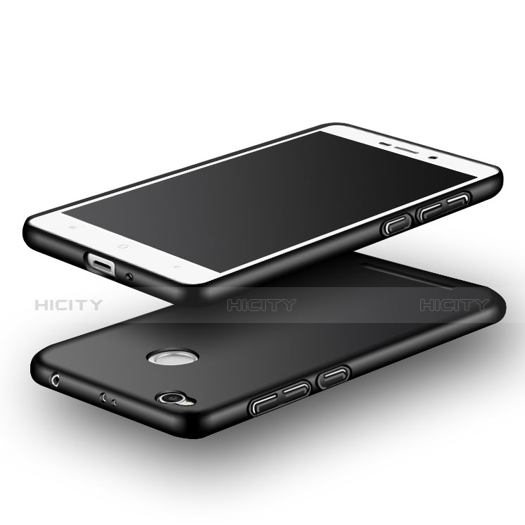Silikon Hülle Handyhülle Ultra Dünn Schutzhülle Silikon für Xiaomi Redmi 3S Prime Schwarz