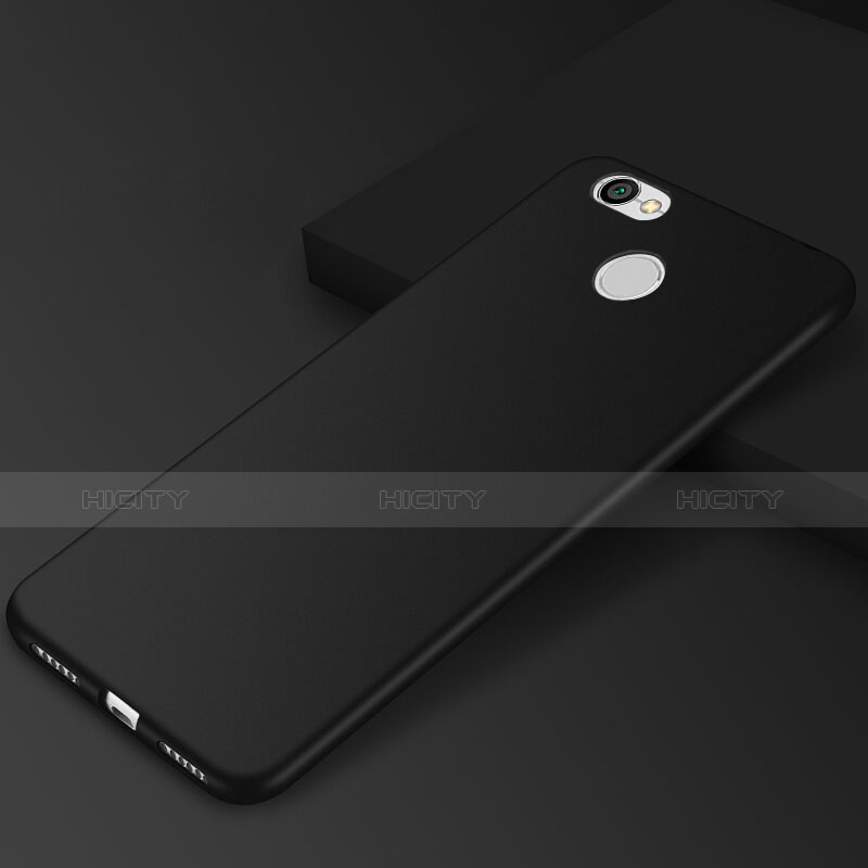 Silikon Hülle Handyhülle Ultra Dünn Schutzhülle Silikon für Xiaomi Redmi Note 5A Pro Schwarz groß