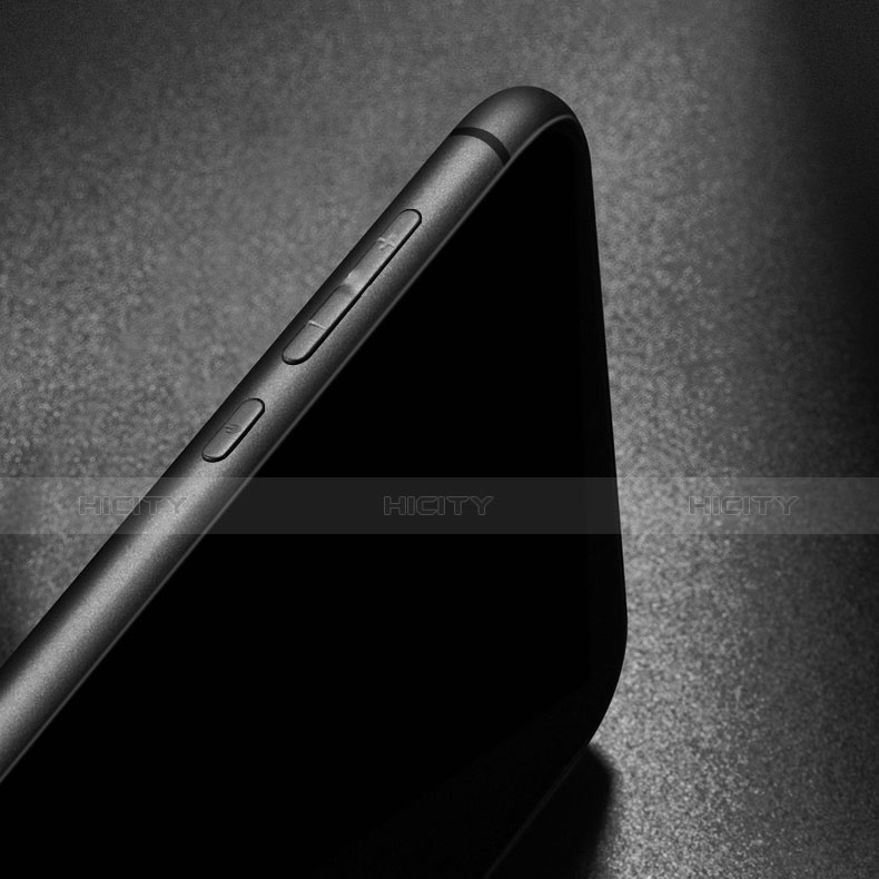 Silikon Hülle Handyhülle Ultra Dünn Schutzhülle Silikon mit Fingerring Ständer für Xiaomi Redmi Note 5 Pro Schwarz groß