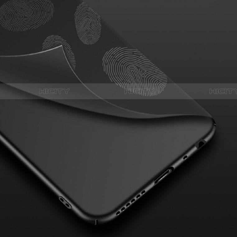 Silikon Hülle Handyhülle Ultra Dünn Schutzhülle Silikon mit Magnetisch Fingerring Ständer für OnePlus 7T Schwarz