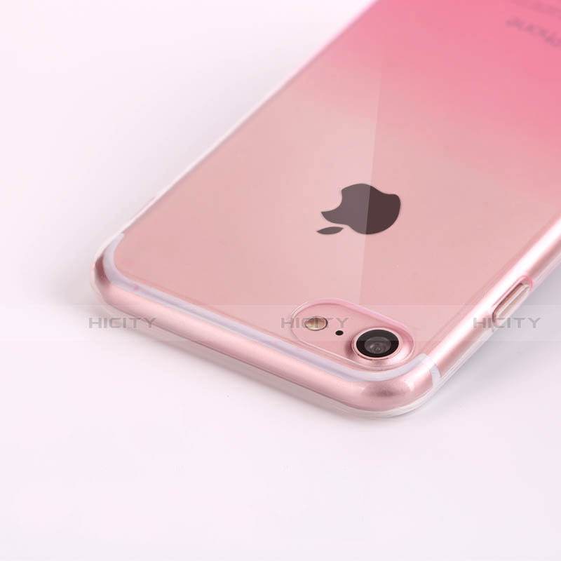 Silikon Hülle Handyhülle Ultra Dünn Schutzhülle Tasche Durchsichtig Farbverlauf G01 für Apple iPhone SE (2020)