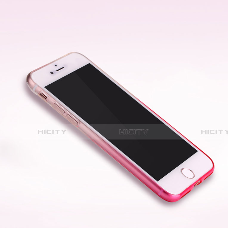 Silikon Hülle Handyhülle Ultra Dünn Schutzhülle Tasche Durchsichtig Farbverlauf G01 für Apple iPhone SE3 (2022)