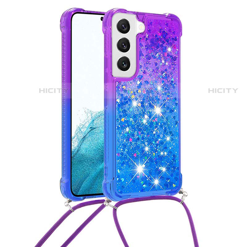 Silikon Hülle Handyhülle Ultra Dünn Schutzhülle Tasche Durchsichtig Farbverlauf Y01B für Samsung Galaxy S21 Plus 5G