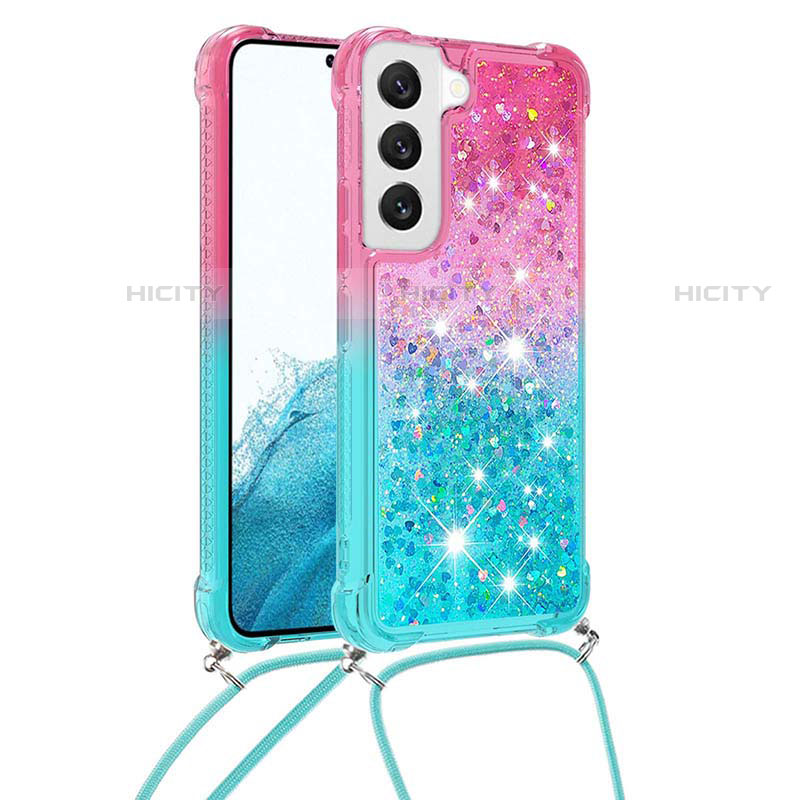 Silikon Hülle Handyhülle Ultra Dünn Schutzhülle Tasche Durchsichtig Farbverlauf Y01B für Samsung Galaxy S23 5G