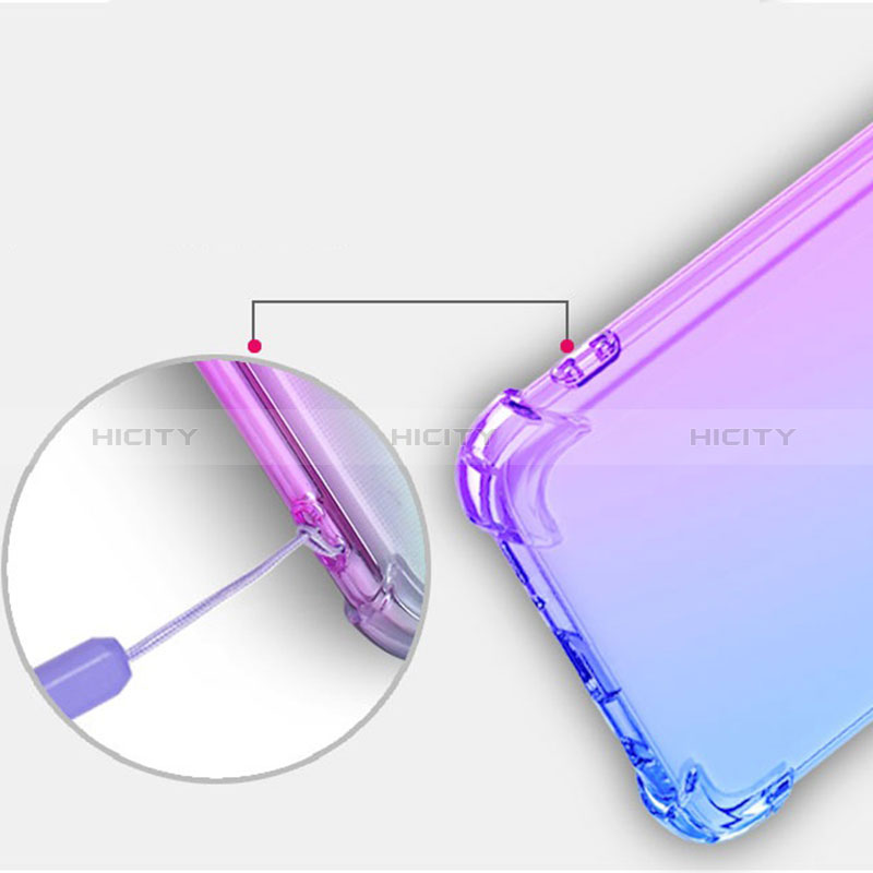Silikon Hülle Handyhülle Ultra Dünn Schutzhülle Tasche Durchsichtig Transparent Farbverlauf für Realme GT Neo 3T 5G