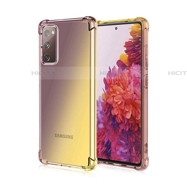 Silikon Hülle Handyhülle Ultra Dünn Schutzhülle Tasche Durchsichtig Transparent Farbverlauf G01 für Samsung Galaxy S20 FE 5G