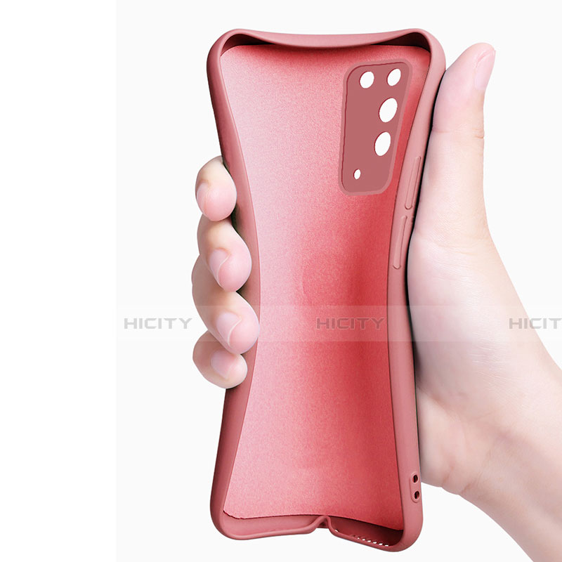 Silikon Hülle Handyhülle Ultra Dünn Schutzhülle Tasche Flexible mit Magnetisch Fingerring Ständer für Huawei Honor X10 5G