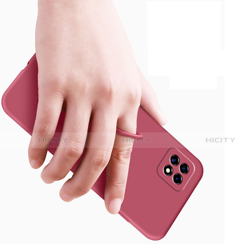 Silikon Hülle Handyhülle Ultra Dünn Schutzhülle Tasche Flexible mit Magnetisch Fingerring Ständer für Oppo A72 5G
